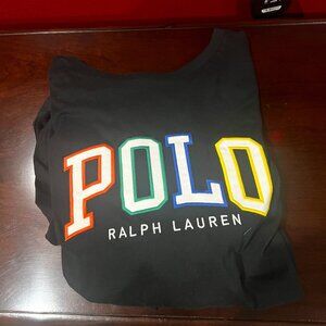 RL Black Long Sleeve Jersey T-Shirt 4XB